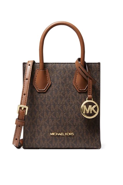 michael kors mercer extra-small logo and leather crossbody bag|Michael Kors extra small crossbody.